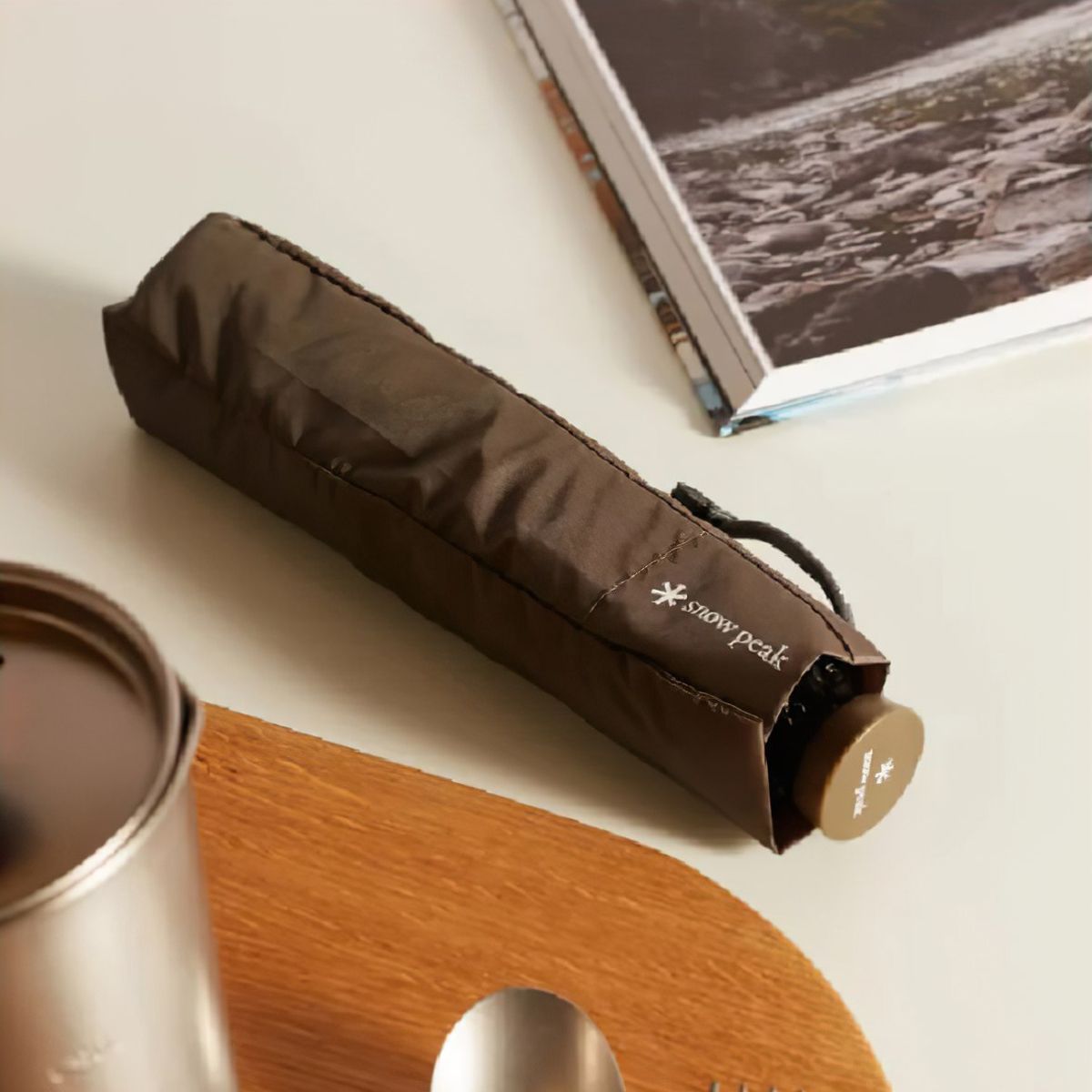  Dù Che Mưa Cắm Trại Du Lịch Snowpeak Umbrella Ul Gray 