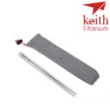  Đũa Keith Solid Square Titanium Chopsticks 