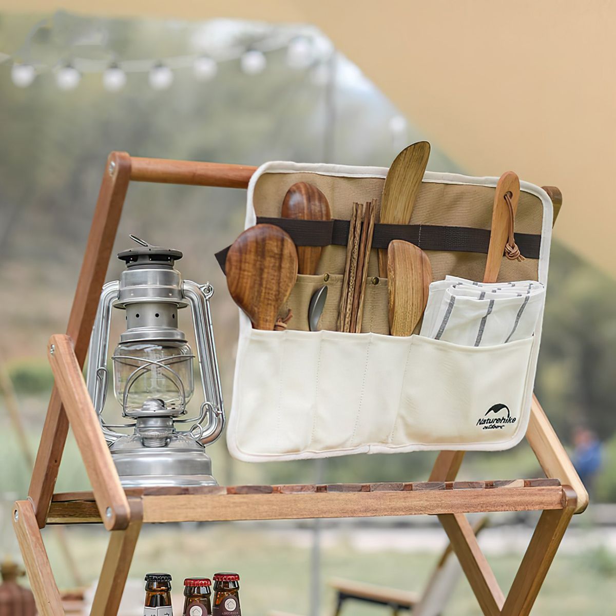  Túi Đựng Dụng Cụ Nấu Ăn Cắm Trại Naturehike Canvas Tableware Storage Bag 