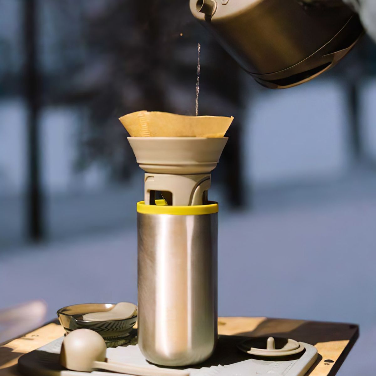  Dụng Cụ Pha Cà Phê Cắm Trại Du Lịch Wacaco Cuppamoka 