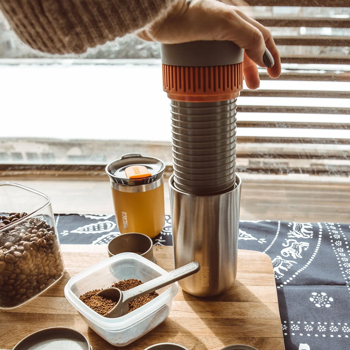  Dụng Cụ Pha Cà Phê Cắm Trại Du Lịch Wacaco Pipamoka 