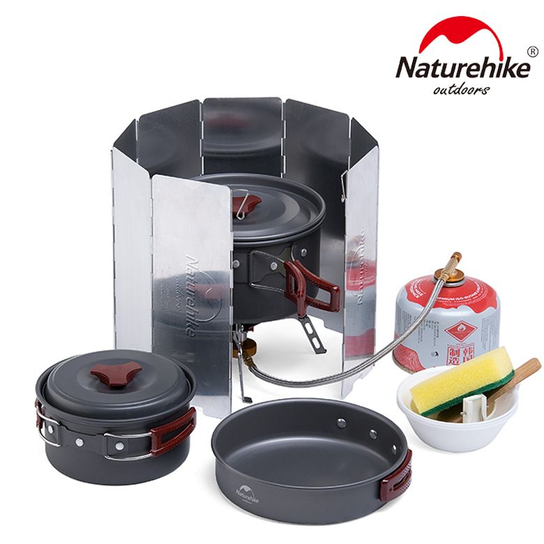  Tấm Chắn Gió Bếp 8 Khúc Naturehike Foldable Wind Shield NH15F008-B 
