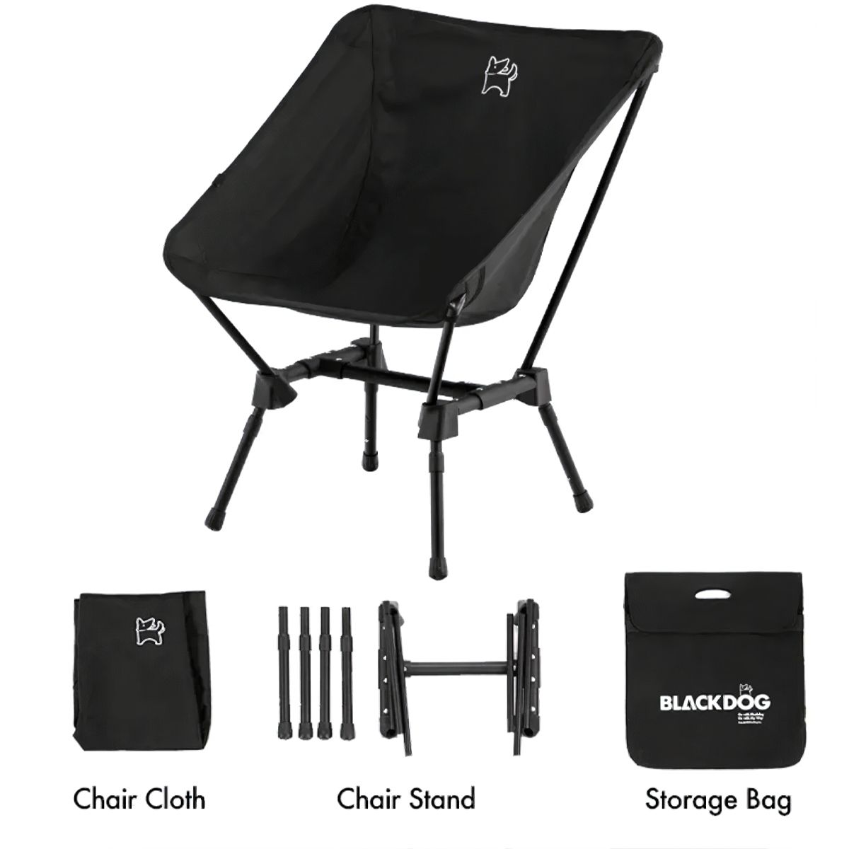  ghế cắm trại siêu cấp đa năng Blackdog 