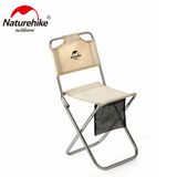  Ghế Xếp Cắm Trại Inox Có Lưng Tựa, Gấp Gọn Siêu Nhẹ 