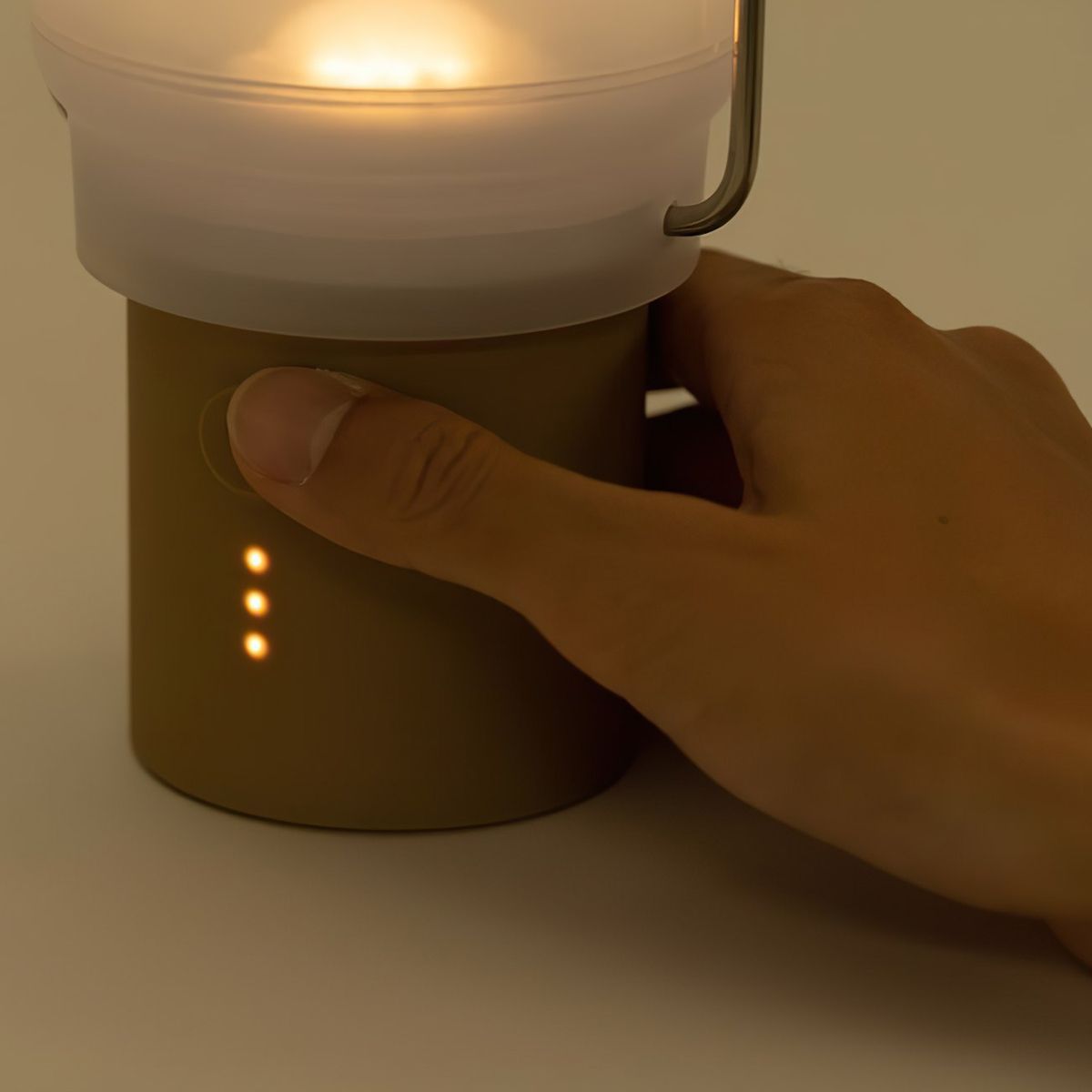  Đèn Cắm Trại Du Lịch Snowpeak Home&Camp Lantern Ivory 