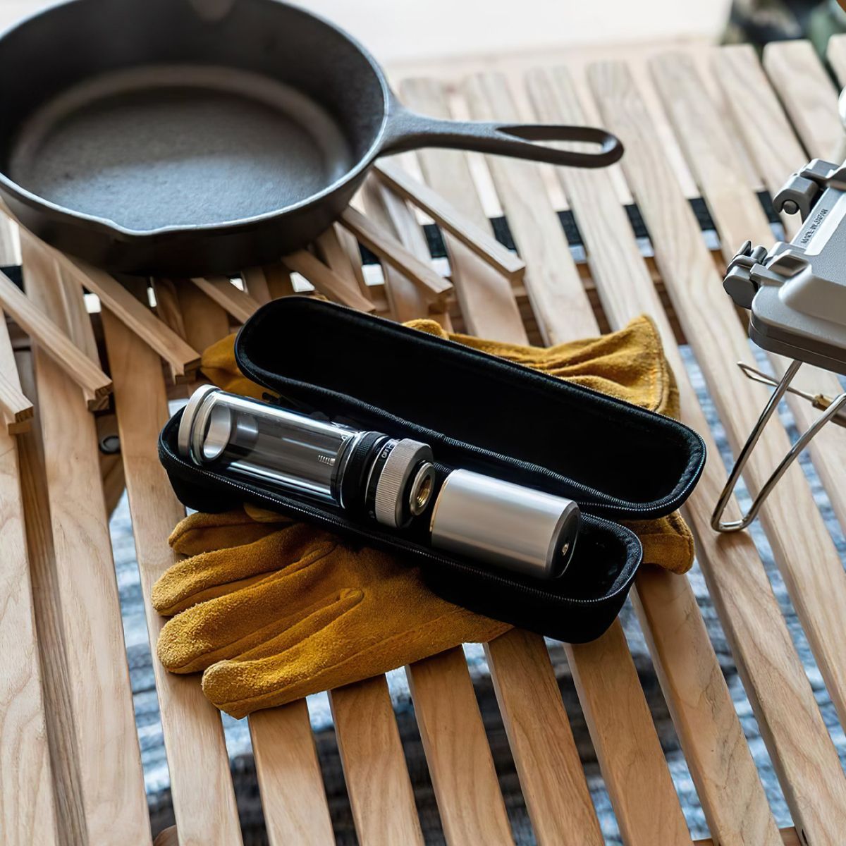  Đèn Gas Cắm Trại Du Lịch Soto Hinoto (With Storage Case) 