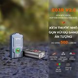  Đèn pin móc khóa FENIX E03R v2 sáng 500lm chiếu xa 90m sạc USB C 