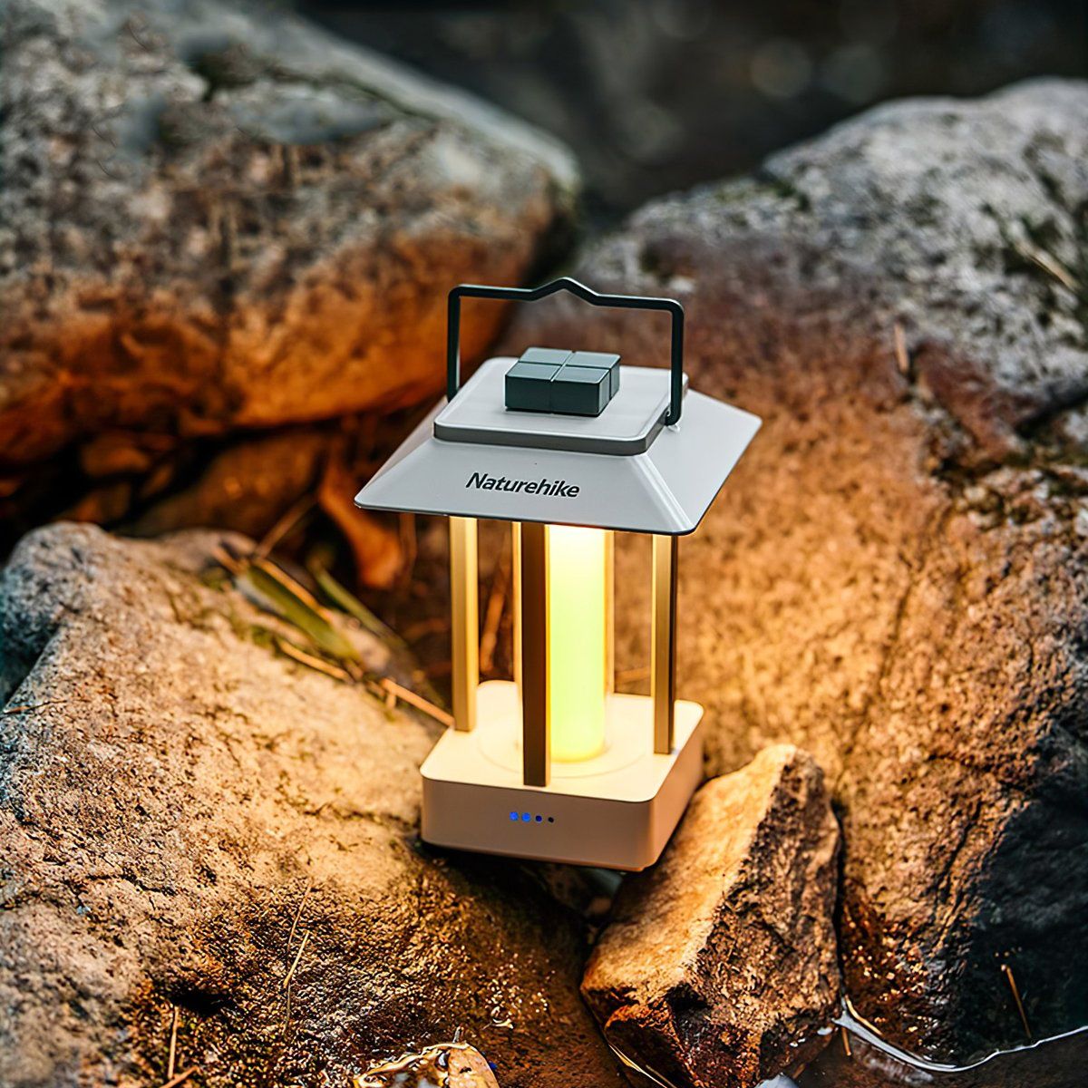  Đèn bão cắm trại treo lều Moon Pavilion Sunset Camping Light Naturehike CNH22DQ009 