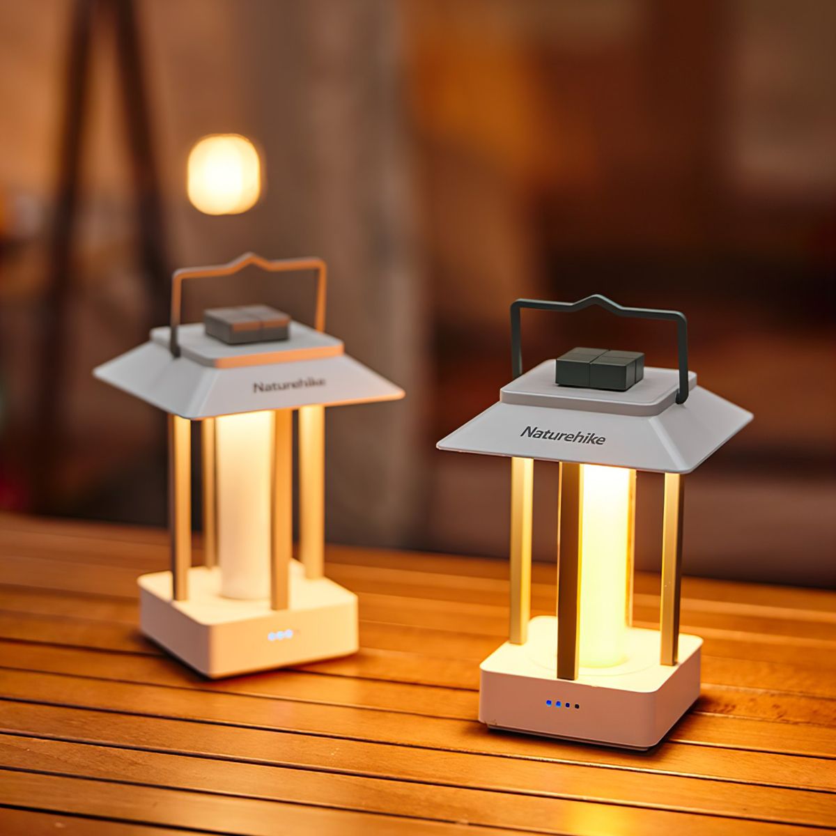  Đèn bão cắm trại treo lều Moon Pavilion Sunset Camping Light Naturehike CNH22DQ009 