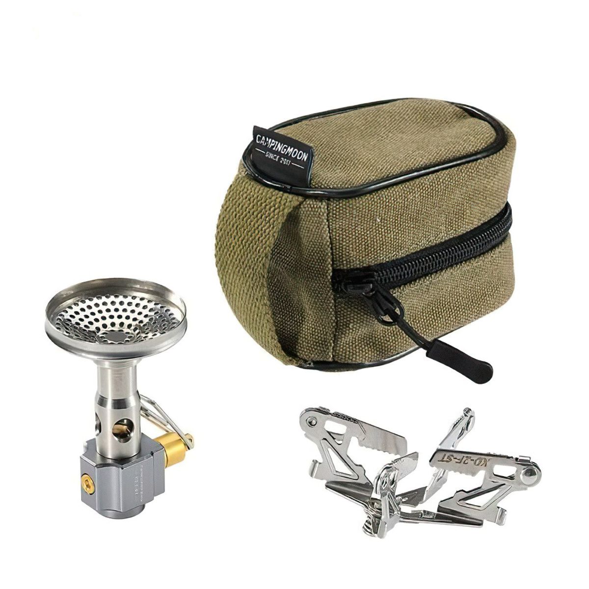  Campingmoon XD-2-NE Bếp Gas Dã Ngoại Xếp Gọn 3.300W (Có Túi Đựng) 