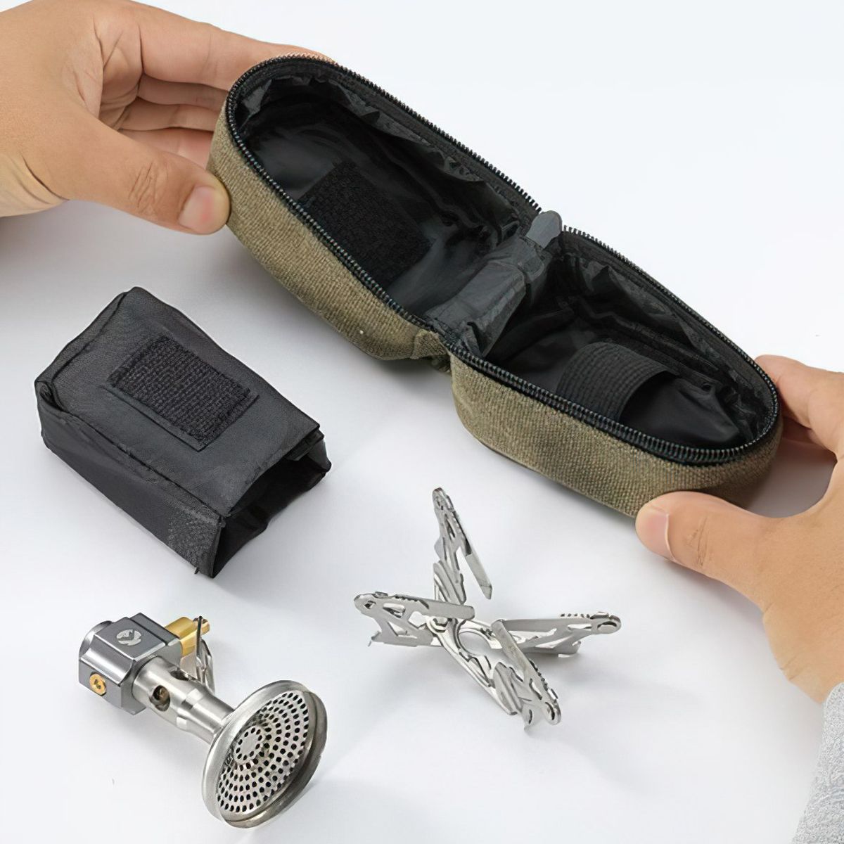  Campingmoon XD-2-NE Bếp Gas Dã Ngoại Xếp Gọn 3.300W (Có Túi Đựng) 