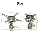  Campingmoon XD-2-NE Bếp Gas Dã Ngoại Xếp Gọn 3.300W (Có Túi Đựng) 