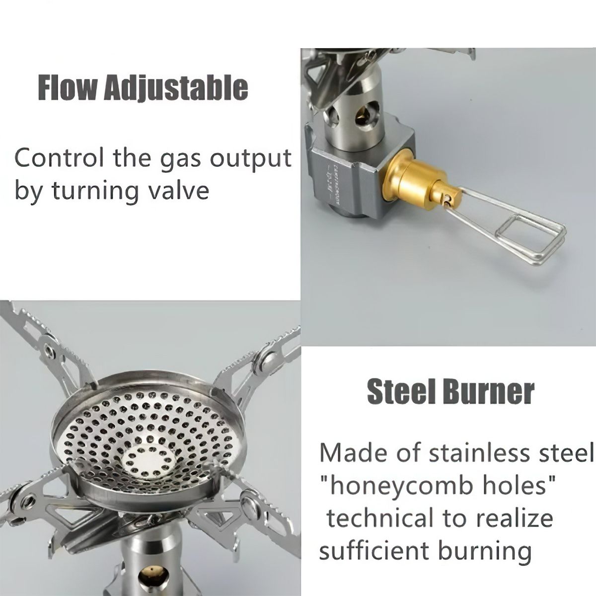  Campingmoon XD-2-NE Bếp Gas Dã Ngoại Xếp Gọn 3.300W (Có Túi Đựng) 