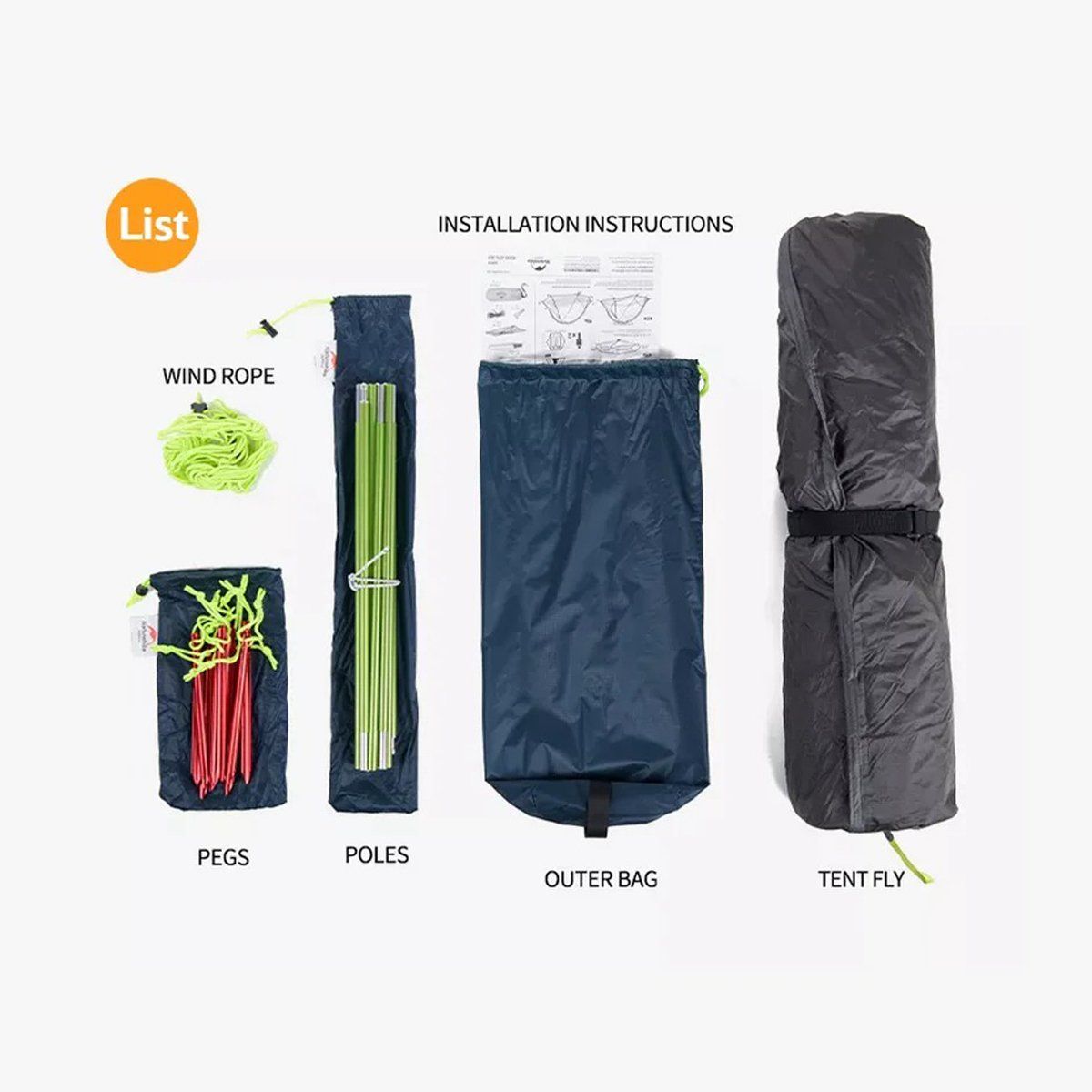  Lều Cắm Trại Siêu Nhẹ Tenda Tagar Naturehike 1 Người 