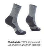  Tất Lông Cừu Merino Cao Cổ Dã Ngoại, Leo Núi,Trekking Na Giean NGCM0003 