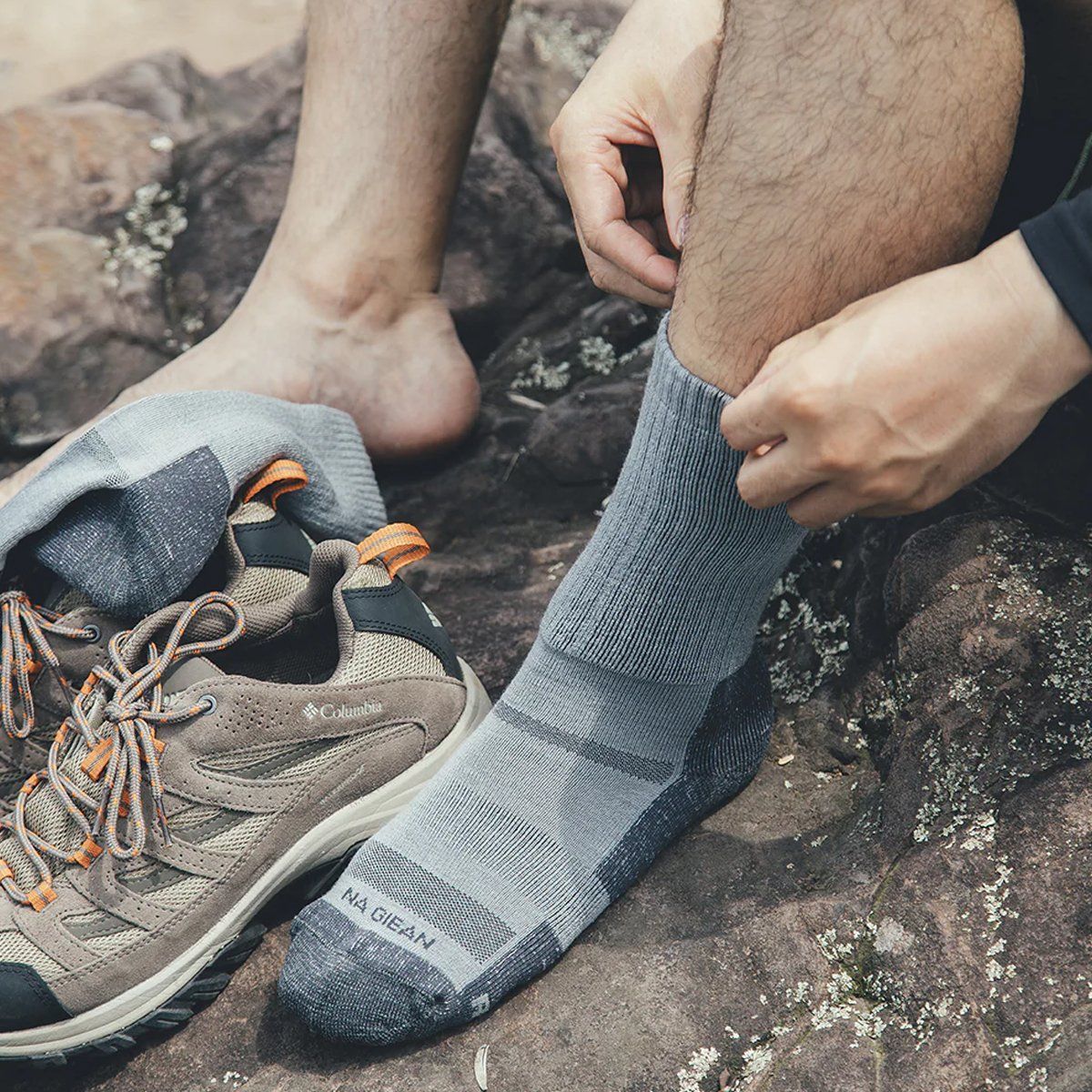  Tất Lông Cừu Merino Cao Cổ Dã Ngoại, Leo Núi,Trekking Na Giean NGCM0003 