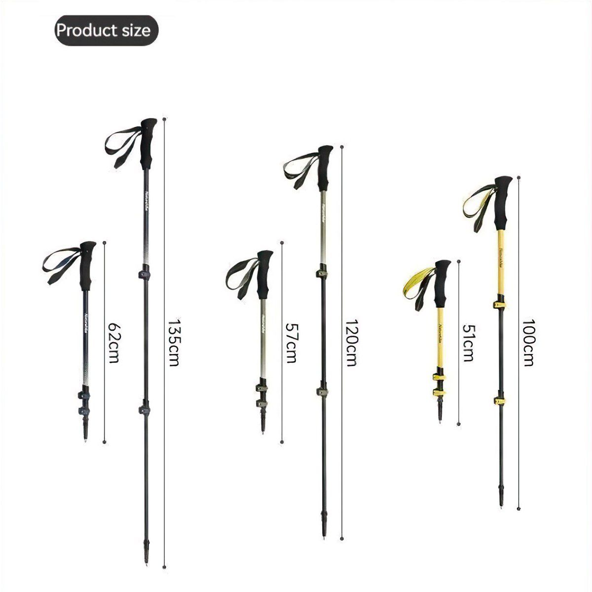  Gậy Leo Núi Carbon Naturehike 
