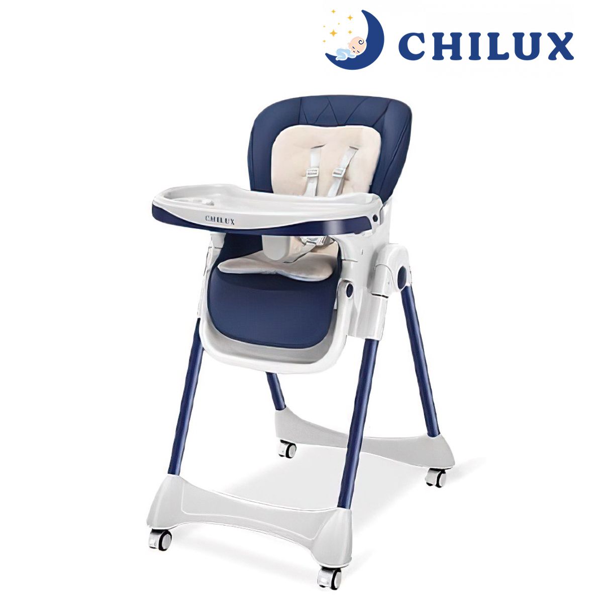  Ghế Ăn Dặm Cao Cấp Chilux Grow V - Màu Hồng 
