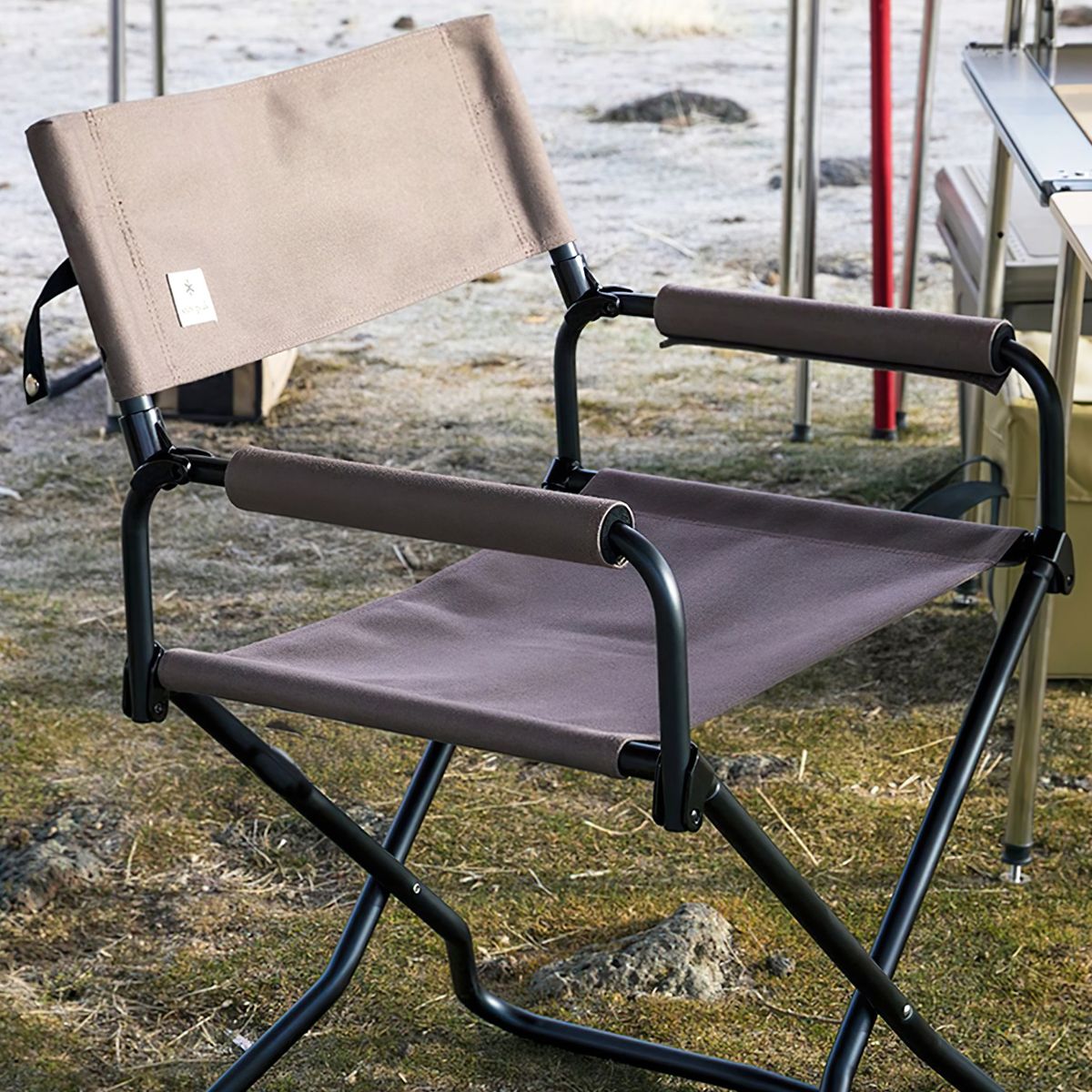  Ghế Cắm Trại Du Lịch Snowpeak Gray Folding Chair 