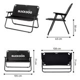  Ghế Đôi Cắm Trại Du Lịch Xếp Gọn Blackdog Double Folding Chair 