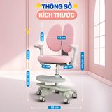 Ghế Ngồi Học Cho Bé Đúng Tư Thế Công Thái Học Chilux G18 