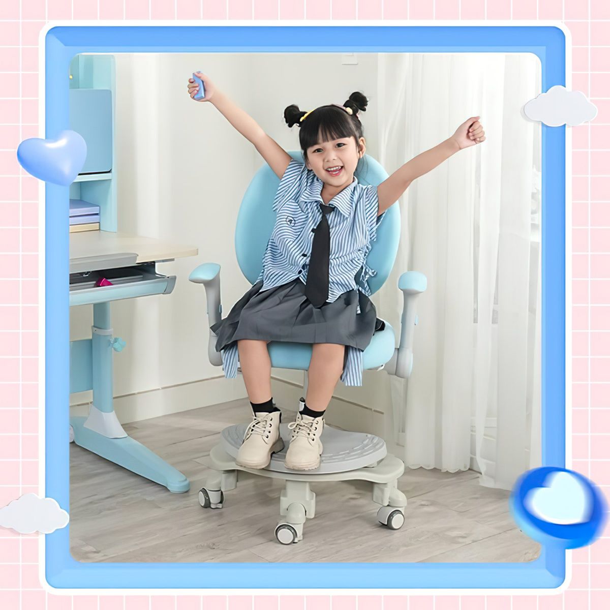  Ghế Ngồi Học Cho Bé Đúng Tư Thế Công Thái Học Chilux G18 