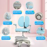  Ghế Ngồi Học Cho Bé Đúng Tư Thế Công Thái Học Chilux G18 