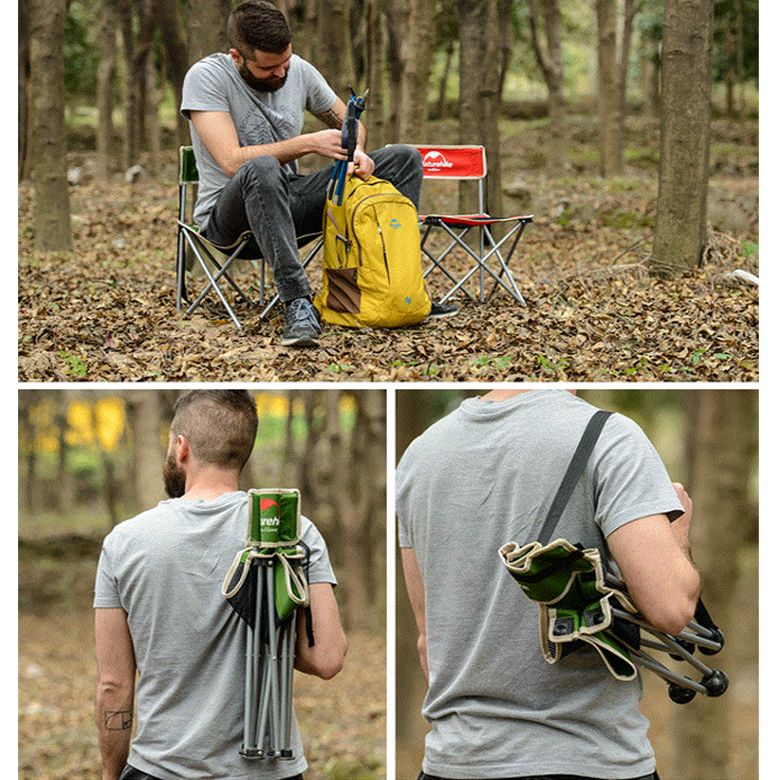  Ghế xếp cắm trại có tựa lưng Naturehike Portable Folding Chair 