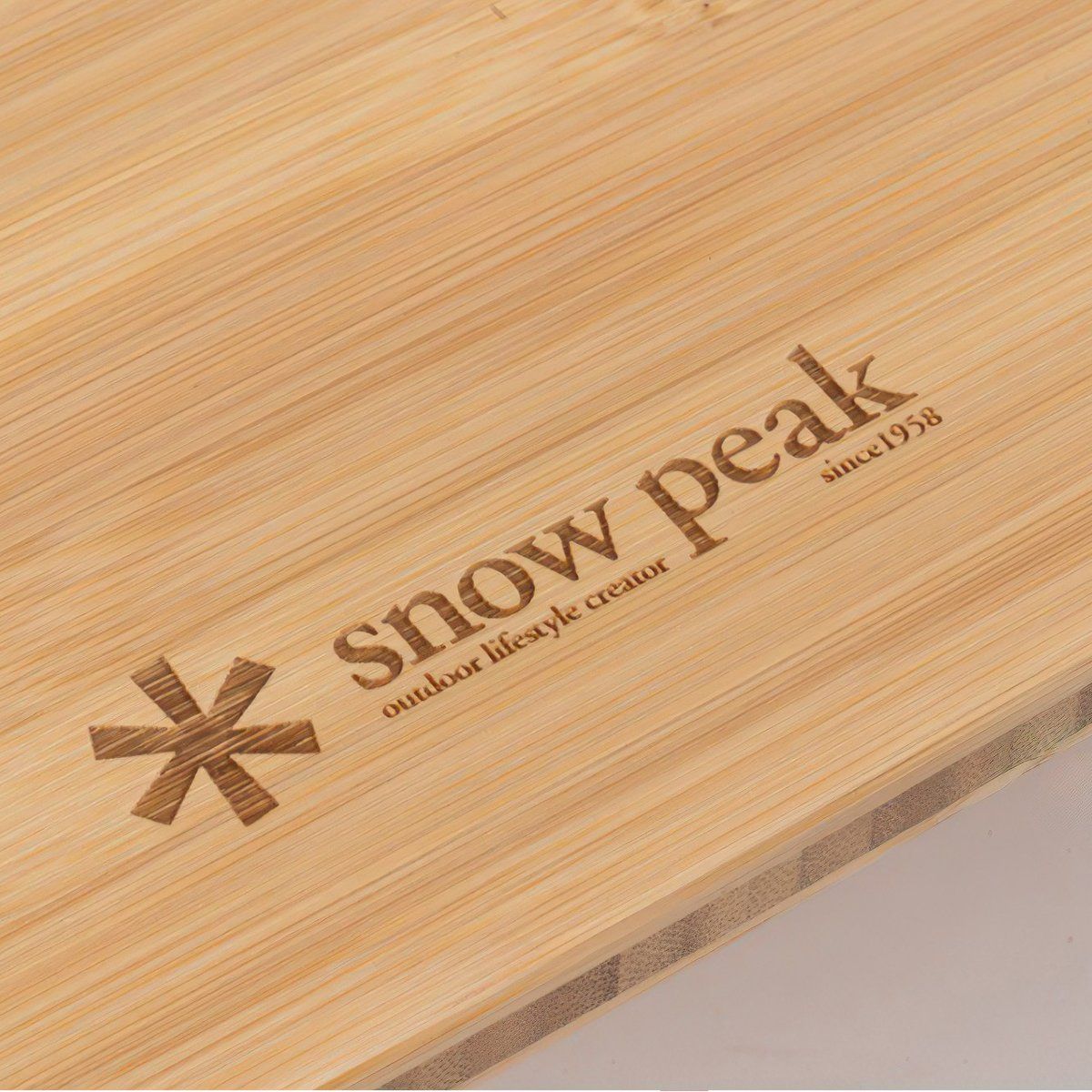  Mặt Bàn Lắp Ghép Cắm Trại Snowpeak Multi-Function Table Open L Bamboo 
