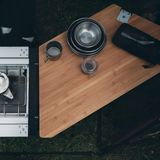  Mặt Bàn Lắp Ghép Cắm Trại Snowpeak Multi-Function Table Open L Bamboo 
