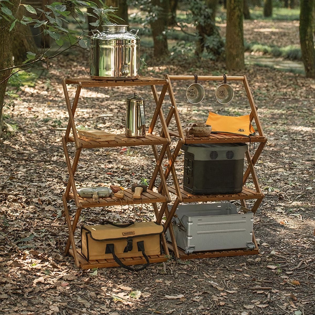 Giá gỗ cắm trại gấp gọn Naturehike Glamping 