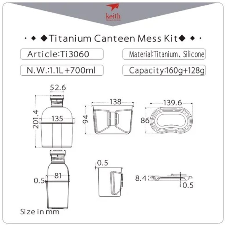  Bộ Bi Dông Titanium Đựng Thực Phẩm 