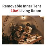  Lều Cắm Trại Thiết Kế Dạng Hầm Lều Glamping Naturehike 