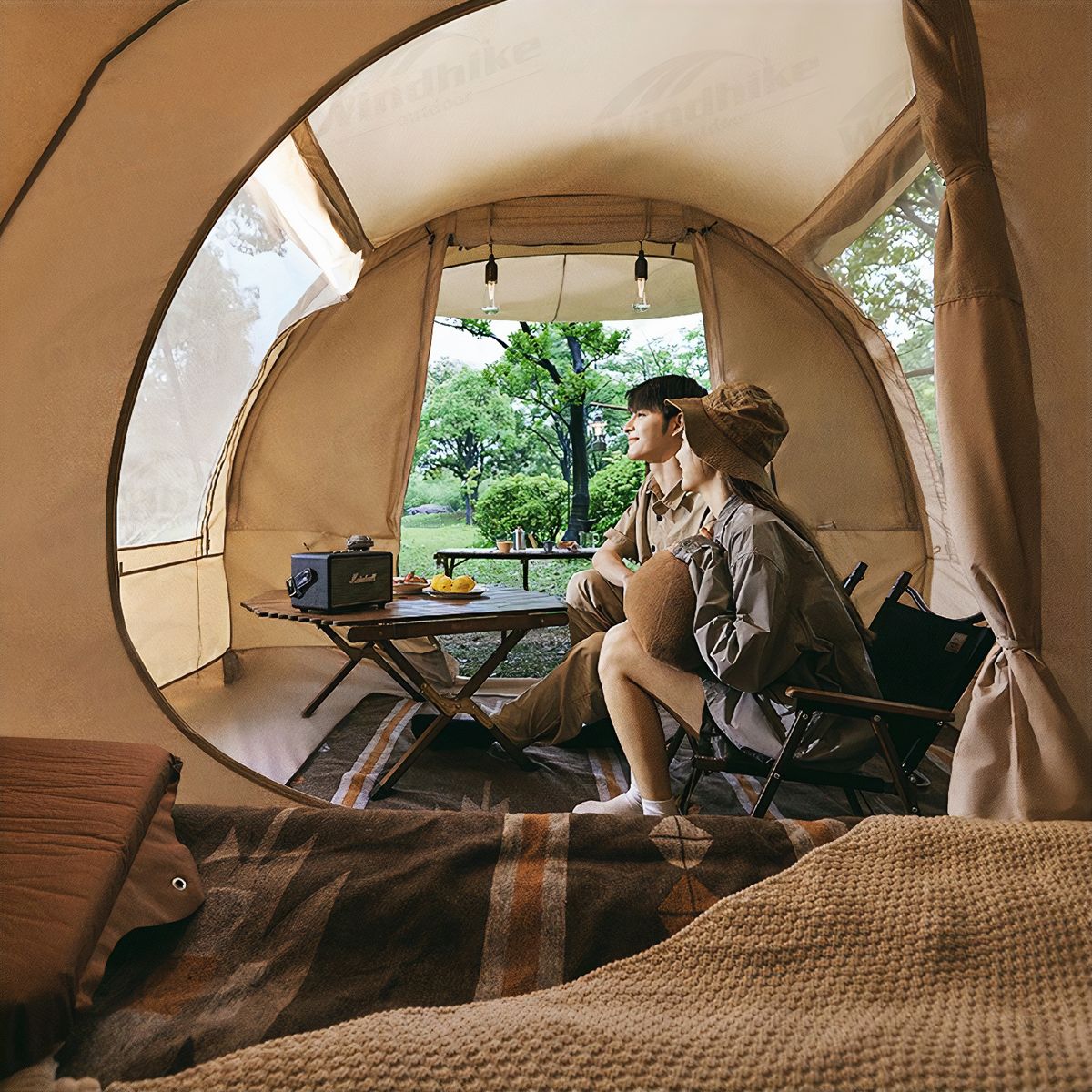  Lều Cắm Trại Thiết Kế Dạng Hầm Lều Glamping Naturehike 