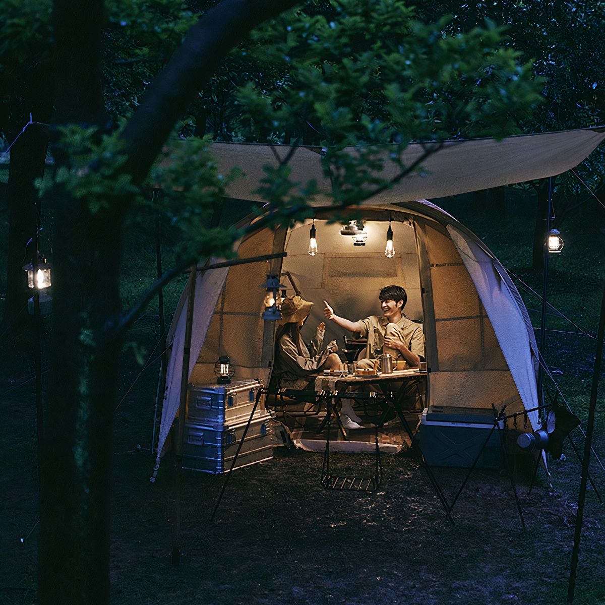  Lều Cắm Trại Thiết Kế Dạng Hầm Lều Glamping Naturehike 