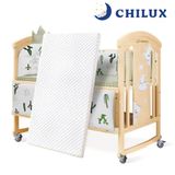  Nôi Gỗ Cho Bé 6 Chế Độ Chilux Peace – Natural ( COMBO 2 ) 