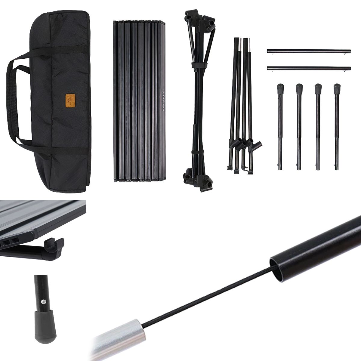  Bàn nhôm cắm trại gấp gọn điều chỉnh độ cao FT12 NatureHike CNH22JU025 