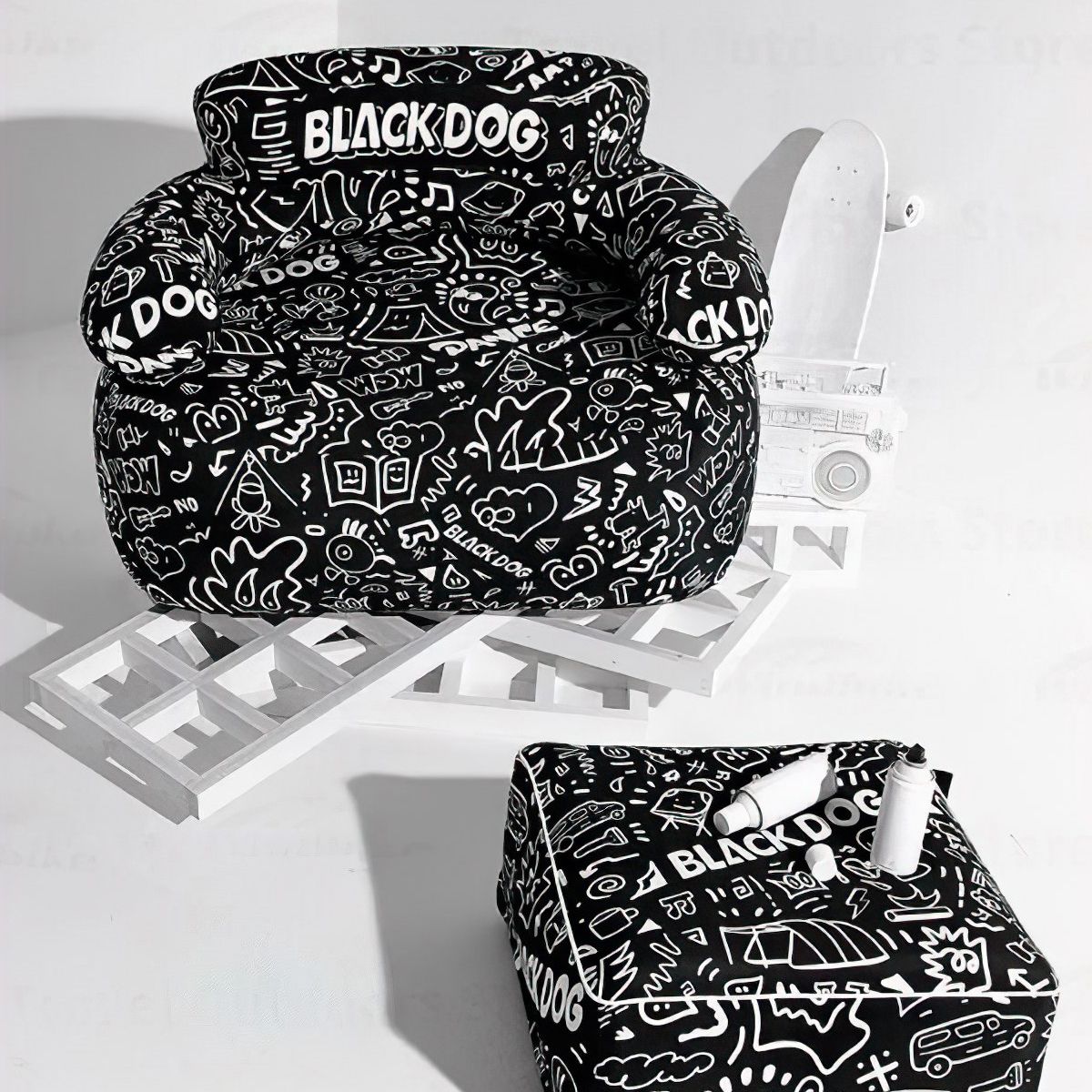  Ghế Sofa Cắm Trại Di Động Có Kèm Bơm BlackDog 