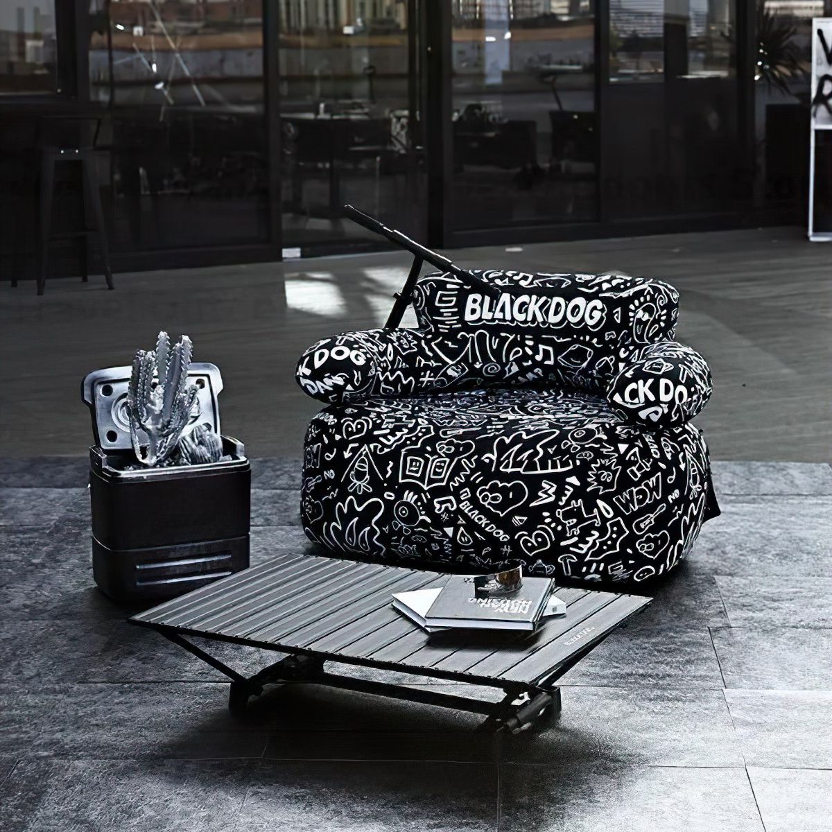  Ghế Sofa Cắm Trại Di Động Có Kèm Bơm BlackDog 