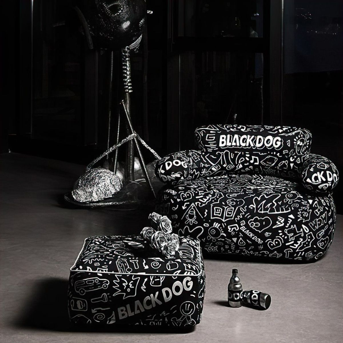  Ghế Sofa Cắm Trại Di Động Có Kèm Bơm BlackDog 