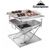  Bếp Nướng Cắm Trại Gấp Gọn Campingmoon Folding Burning Fire MT-045 