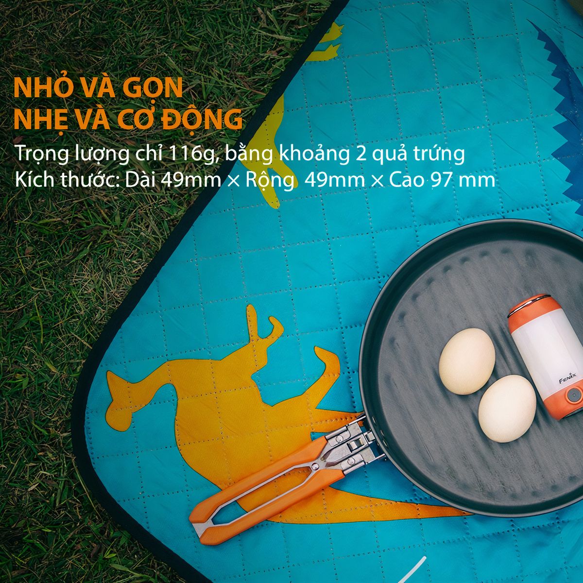  Đèn Pin Cắm Trại FENIX CL26R Độ Sáng 400 Lumen 