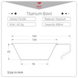  KEITH Chén Titanium Bowl 300ml 