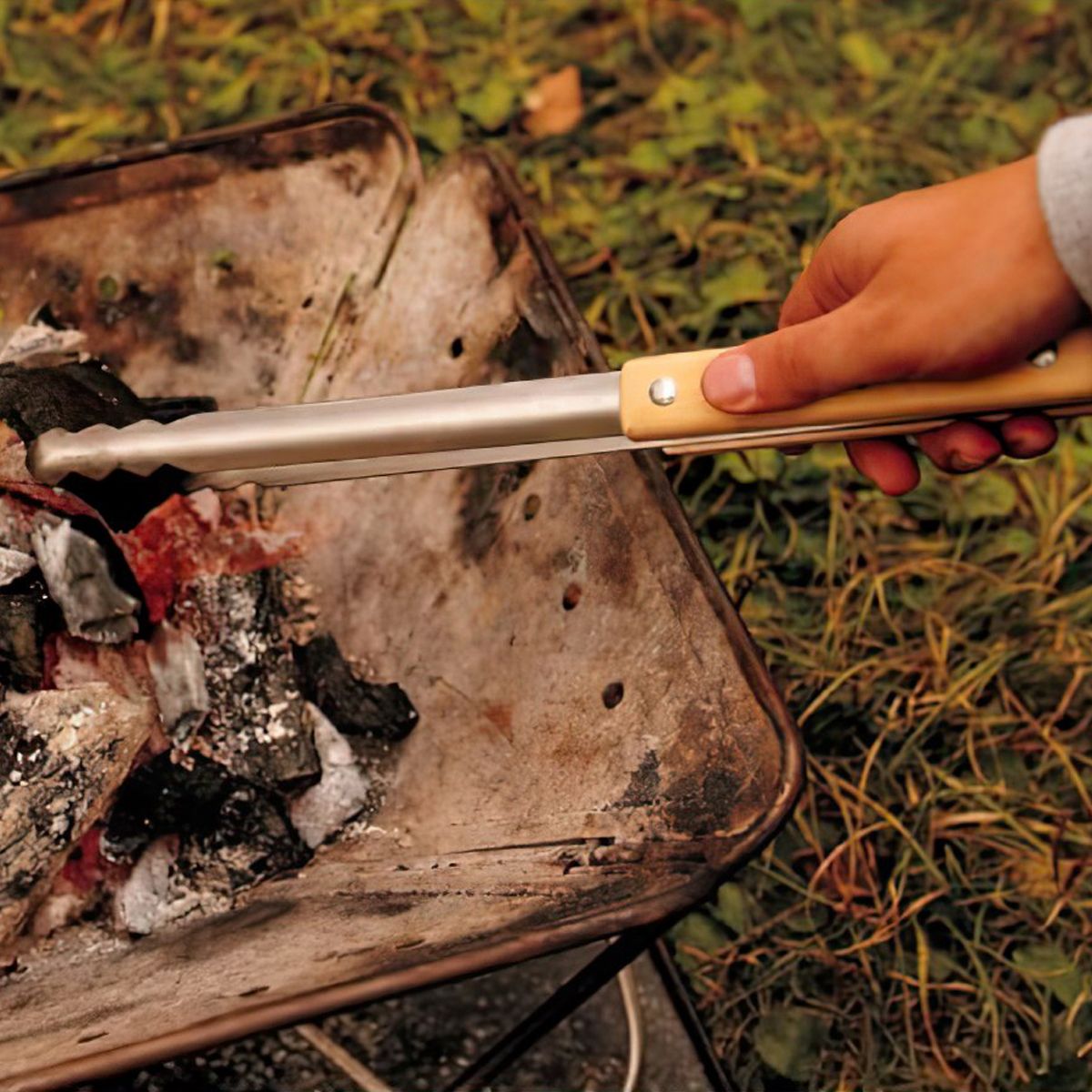  Kẹp Gắp Thức Ăn Cắm Trại Du Lịch Snowpeak Barbeque Tongs 