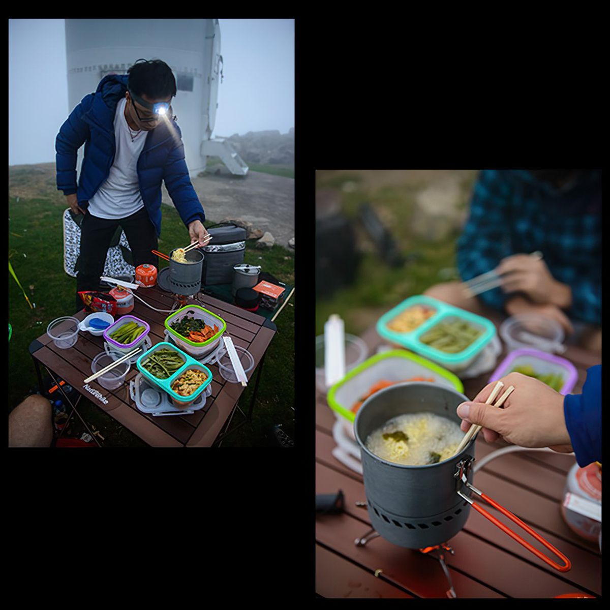  Nồi Nấu Cắm Trại Tiết Kiệm Nhiên Liệu Naturehike Camping Energy Saving Pot 