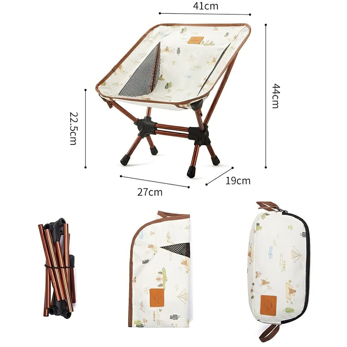 Ghế Cắm Trại Du Lịch Trẻ Em YL08 Mini Naturehike CNH22JU008 Yl08 Mini Moon Chair For Children 