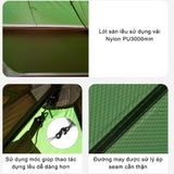  Lều Cắm Trại Chóp Bushcraft 1 Người 2 Lớp Naturehike 