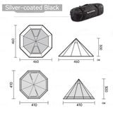  Lều Cắm Trại Du Lịch Blackdog Large Pyramid Tent 