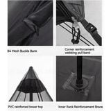  Lều Cắm Trại Du Lịch Blackdog Large Pyramid Tent 