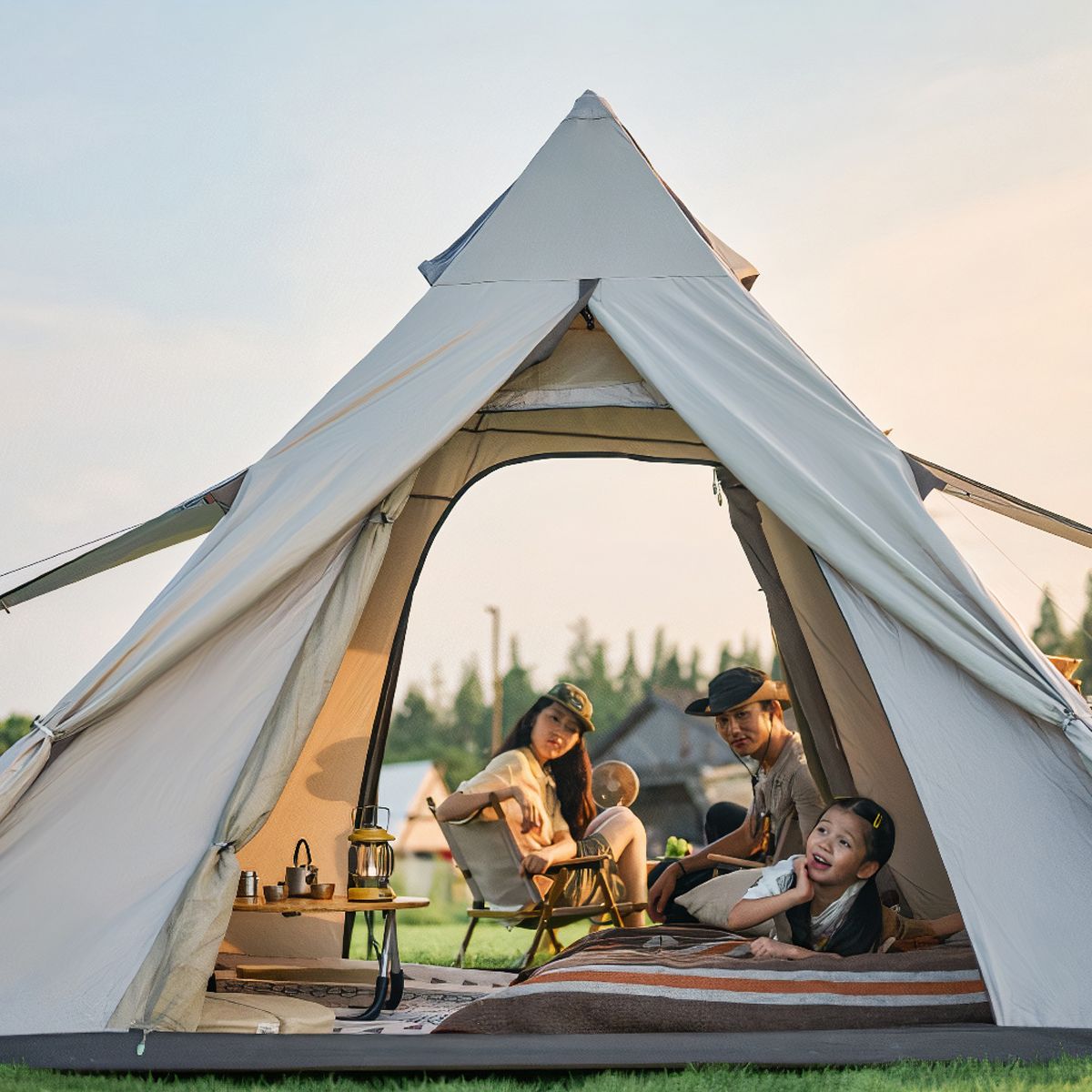  Lều Cắm Trại Kim Tự Tháp cho 04 người Naturehike 